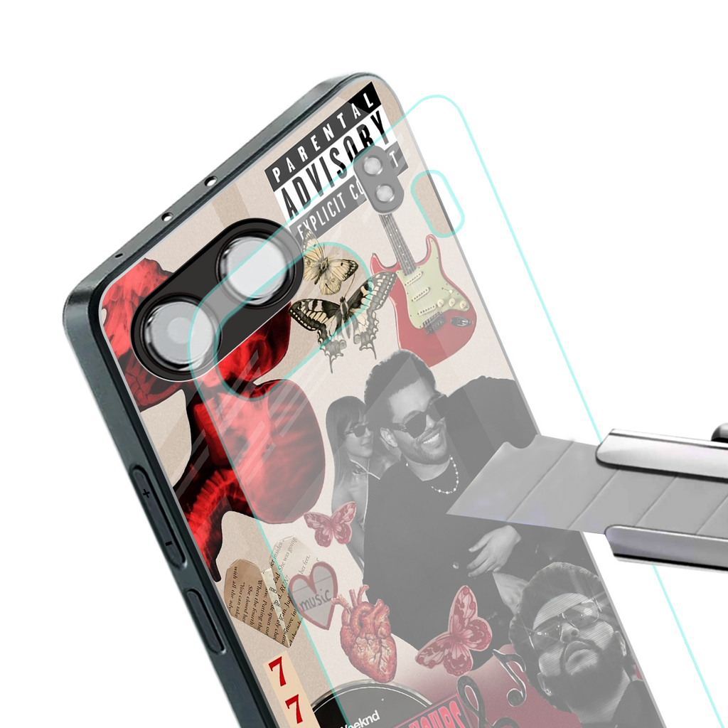weeknd vibes back phone cover | glass case for oneplus nord 4