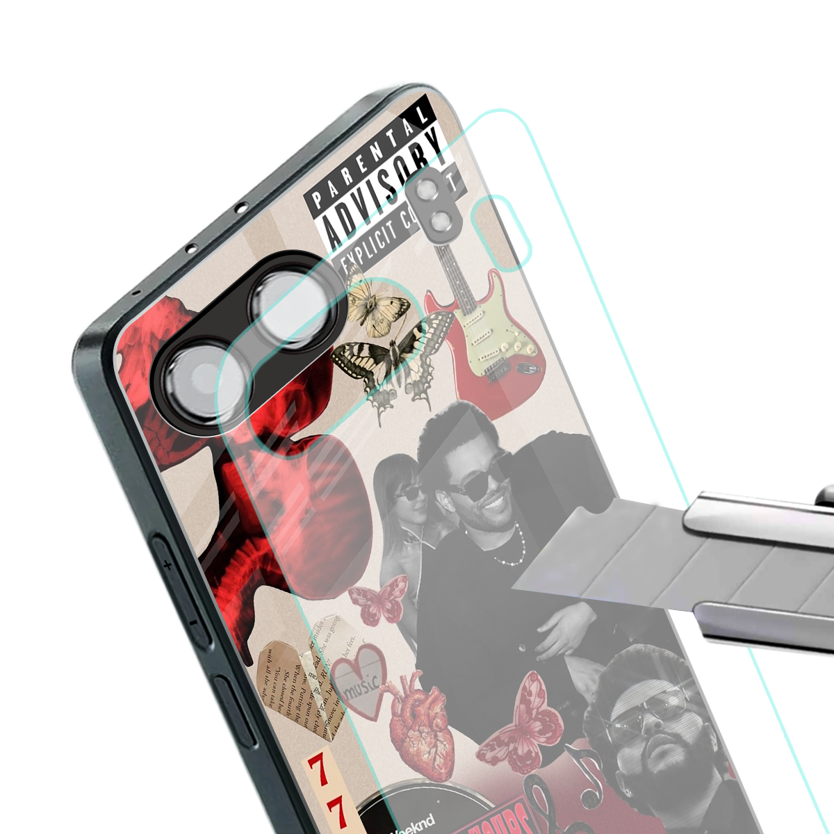 weeknd vibes back phone cover | glass case for oneplus nord 4
