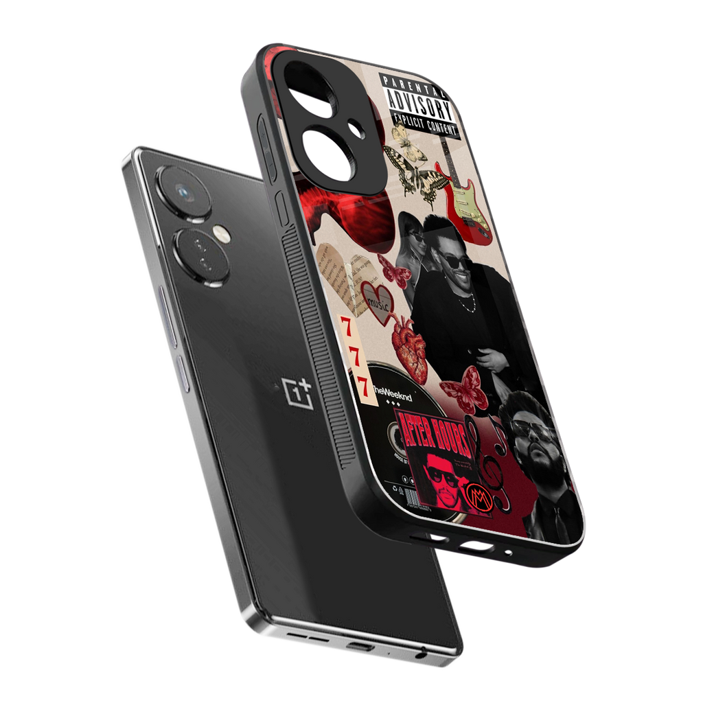 weeknd vibes back phone cover | glass case for oneplus nord ce 3