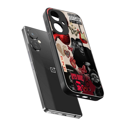 weeknd vibes back phone cover | glass case for oneplus nord ce 3
