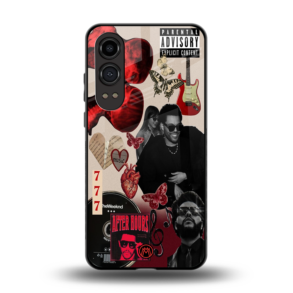 weeknd vibes back phone cover | glass case for oneplus nord ce 4 lite