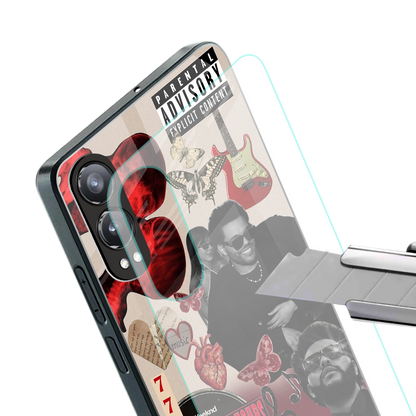 weeknd vibes back phone cover | glass case for oneplus nord ce 4 lite