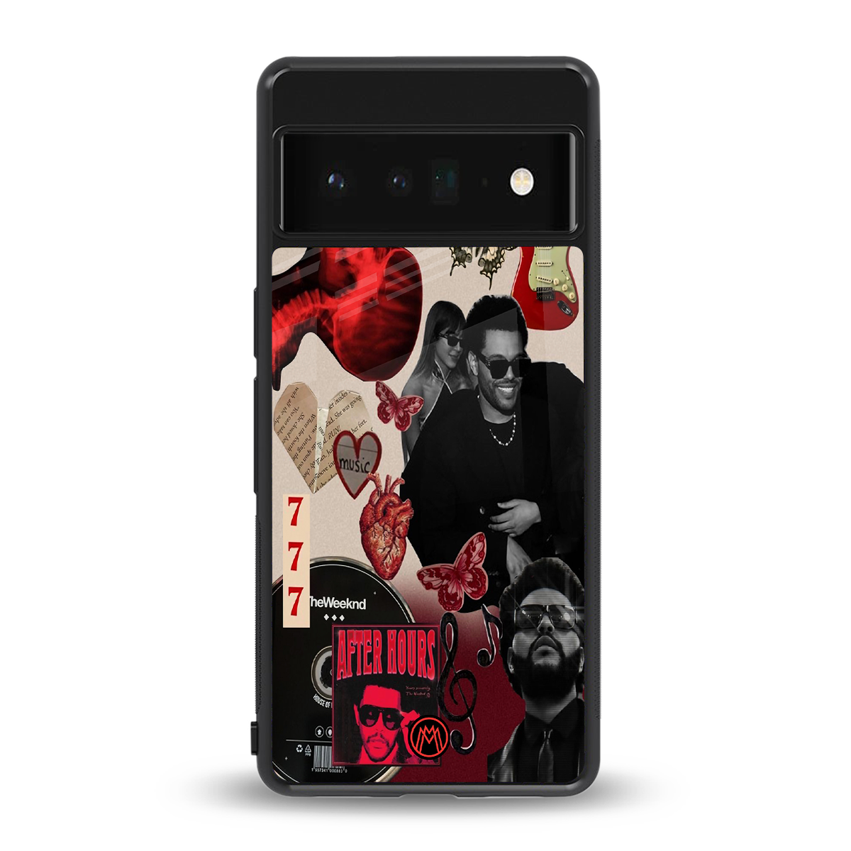 weeknd vibes back phone cover | glass case for google pixel 6 pro