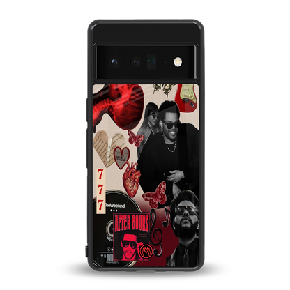 weeknd vibes back phone cover | glass case for google pixel 6 pro