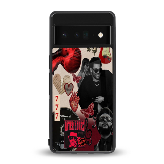 weeknd vibes back phone cover | glass case for google pixel 6 pro