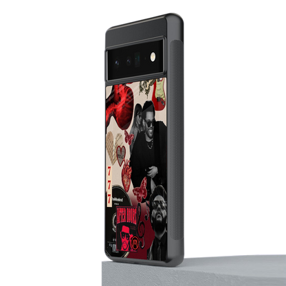 weeknd vibes back phone cover | glass case for google pixel 6 pro