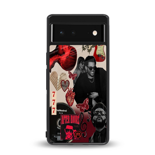 weeknd vibes back phone cover | glass case for Google Pixel 6A
