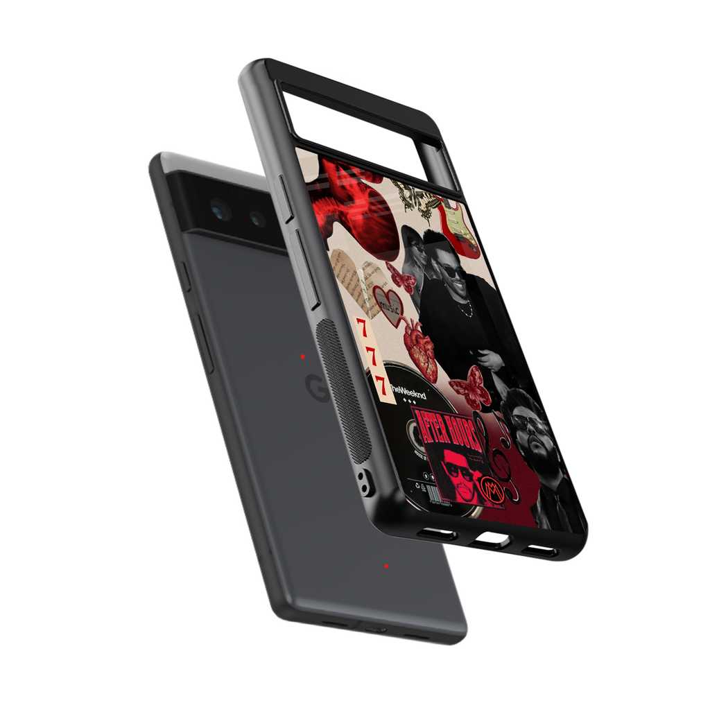 weeknd vibes back phone cover | glass case for google pixel 6