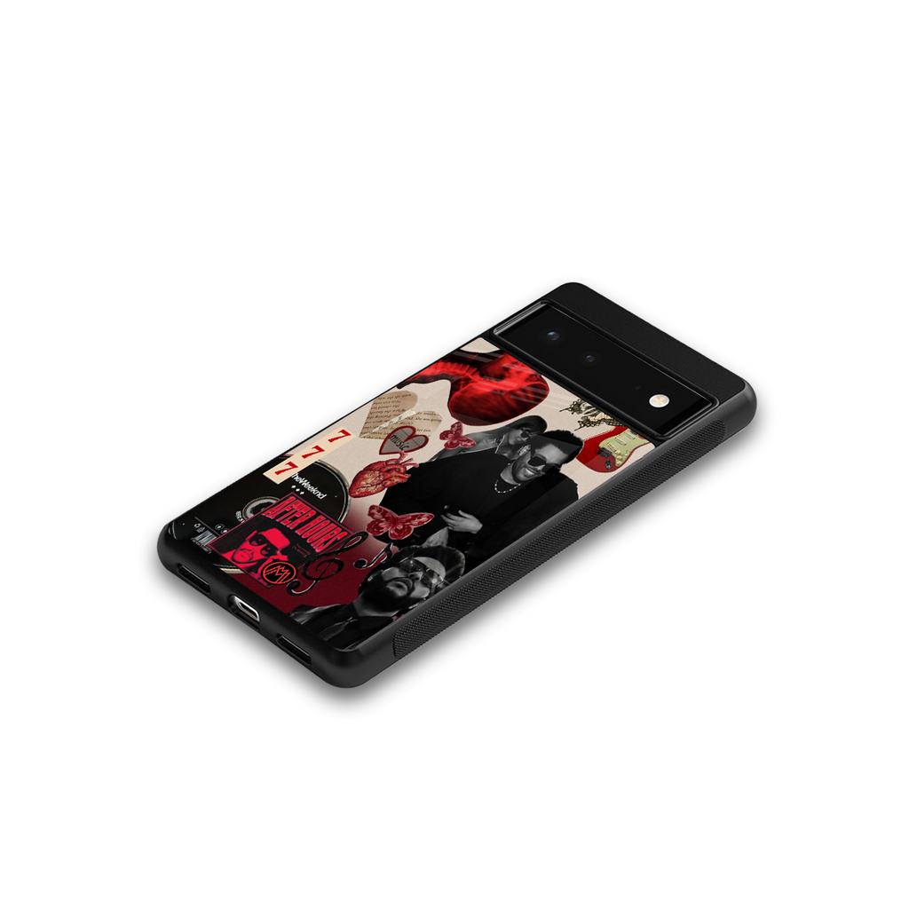 weeknd vibes back phone cover | glass case for google pixel 6