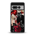 weeknd vibes back phone cover | glass case for google pixel 7 pro