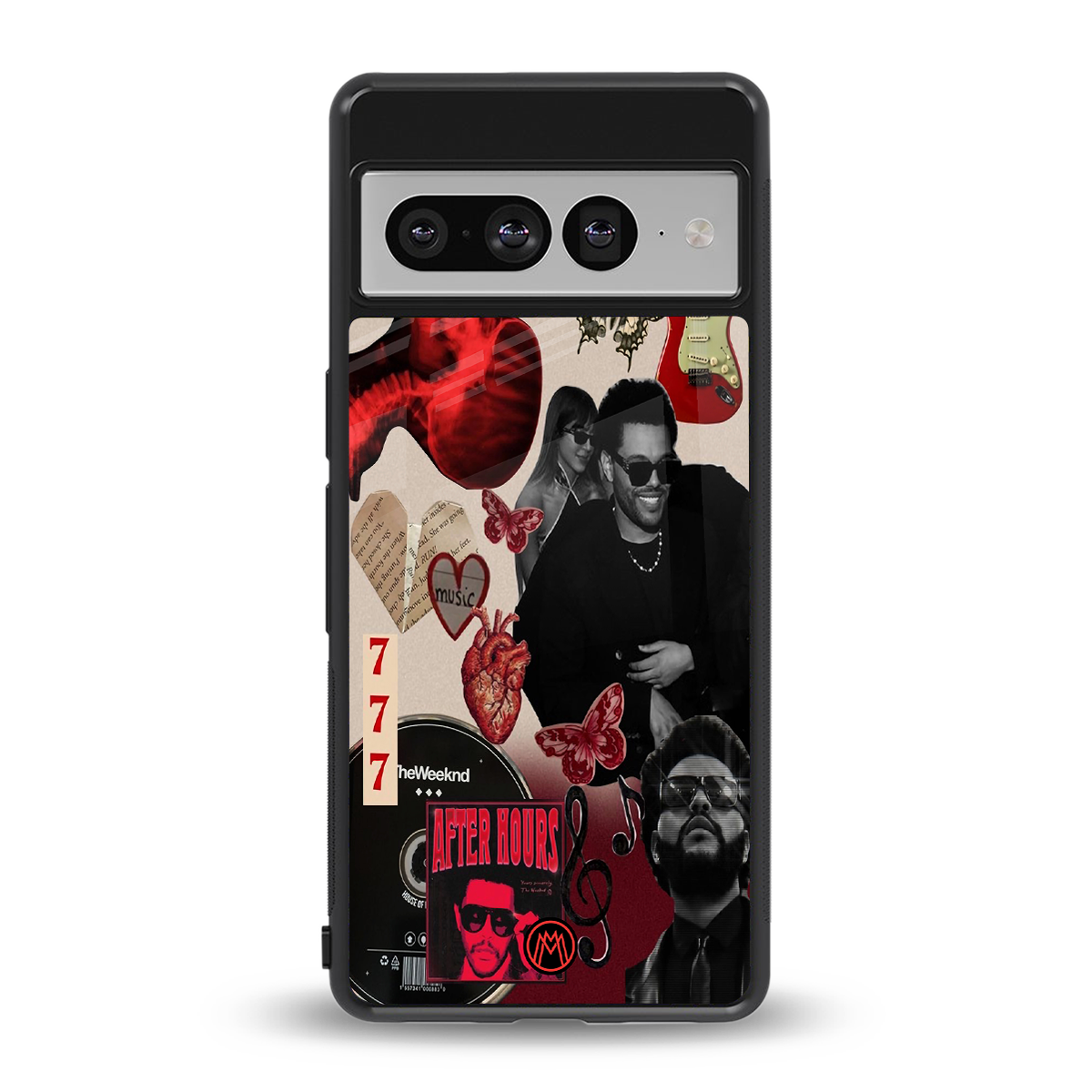 weeknd vibes back phone cover | glass case for google pixel 7 pro