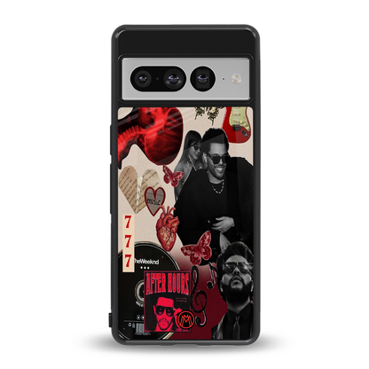 weeknd vibes back phone cover | glass case for google pixel 7 pro