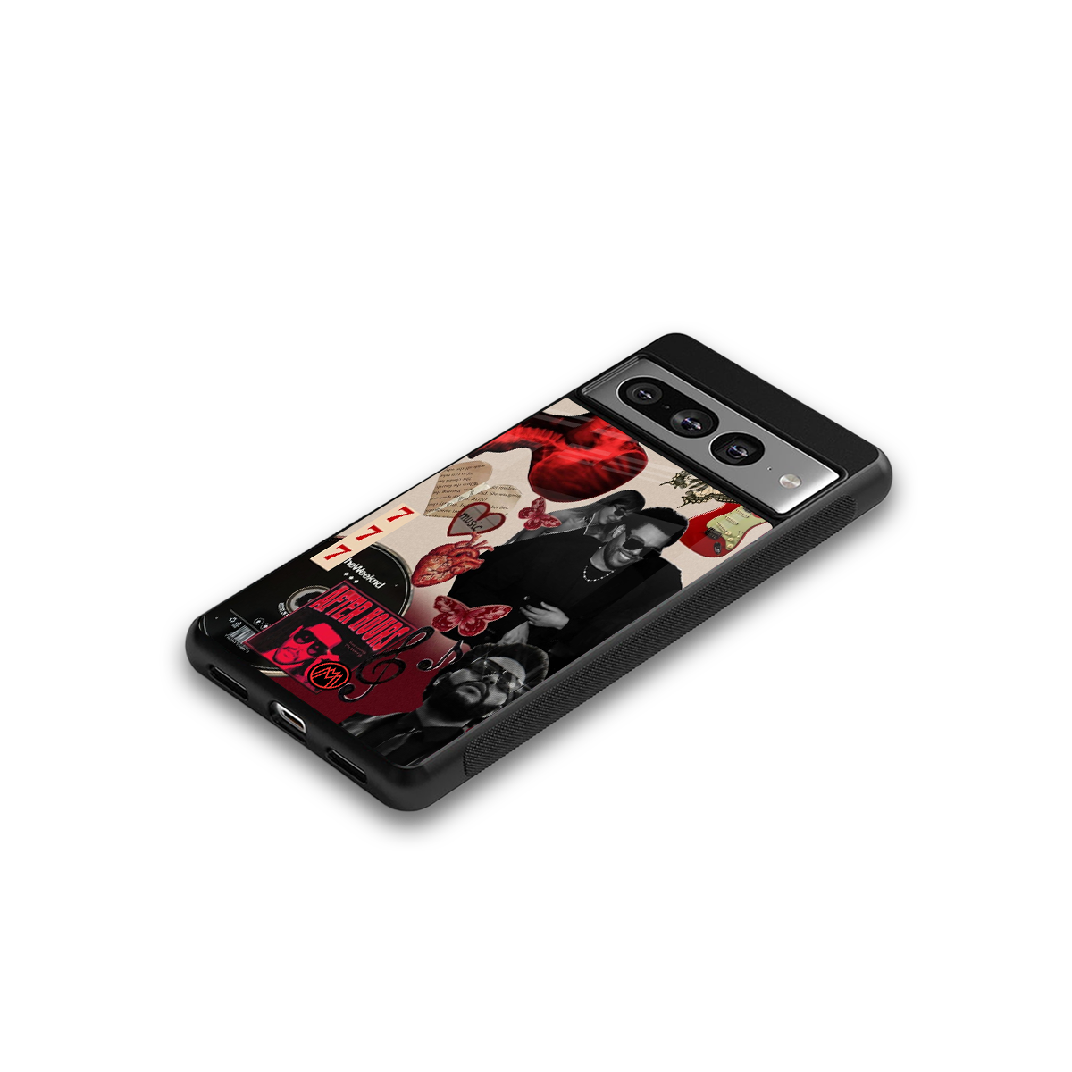 weeknd vibes back phone cover | glass case for google pixel 7 pro