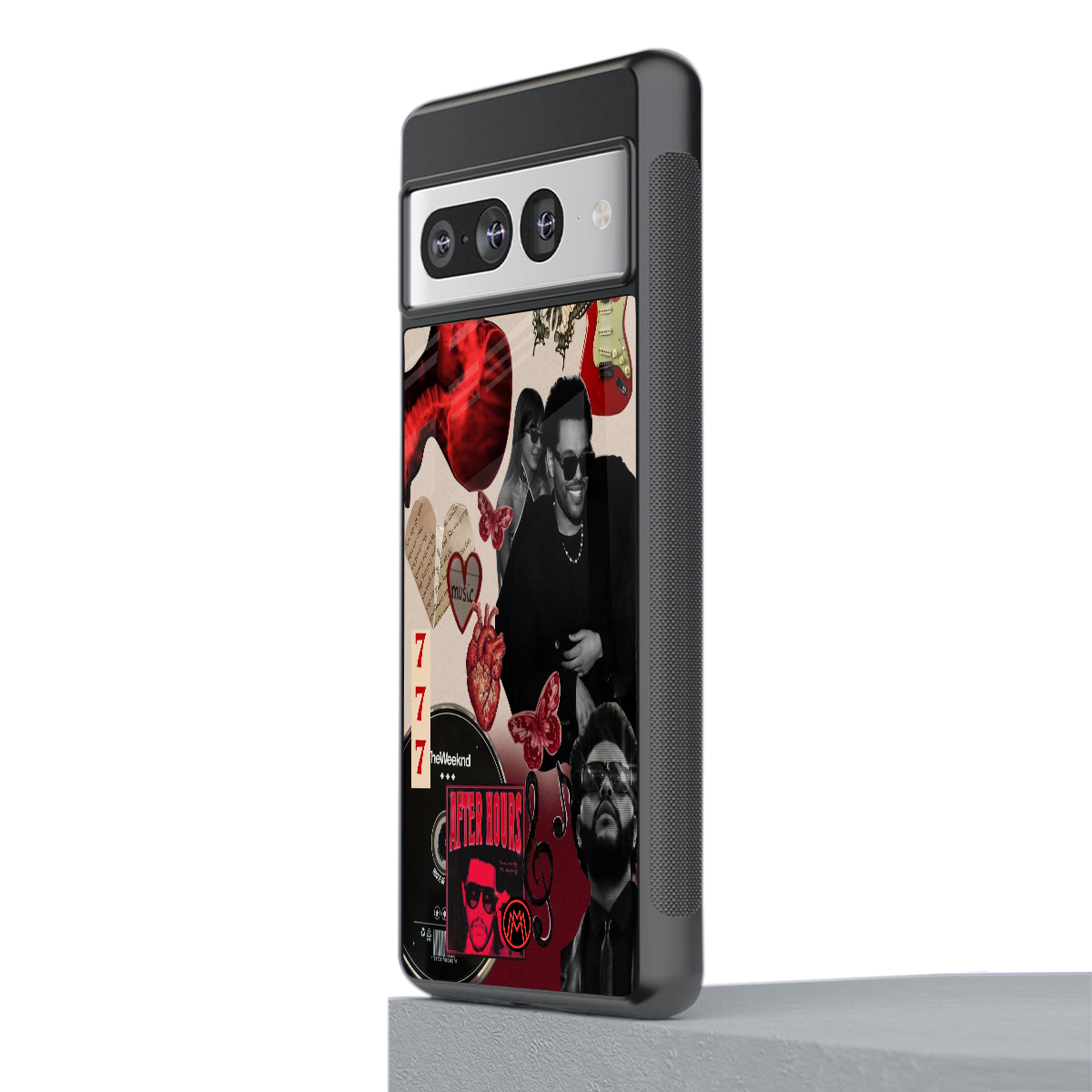 weeknd vibes back phone cover | glass case for google pixel 7 pro