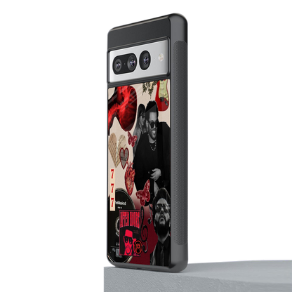 weeknd vibes back phone cover | glass case for google pixel 7 pro