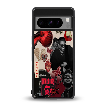 weeknd vibes back phone cover | glass case for google pixel 8 pro