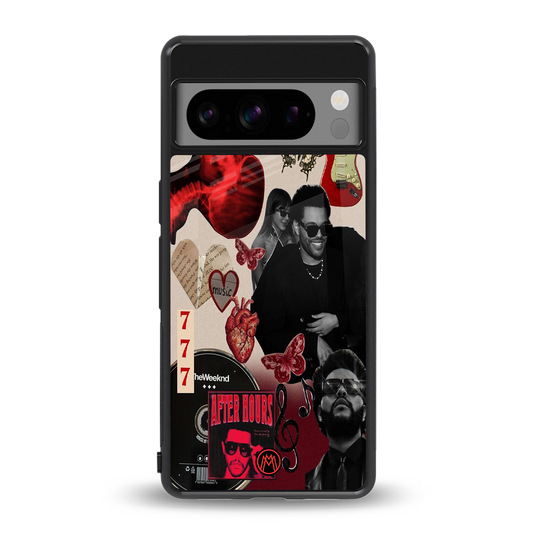 weeknd vibes back phone cover | glass case for google pixel 8 pro