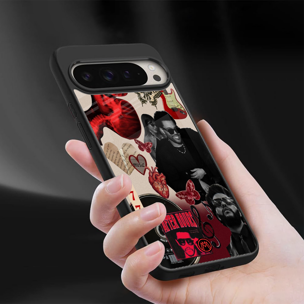 weeknd vibes back phone cover | glass case for google pixel 9 pro