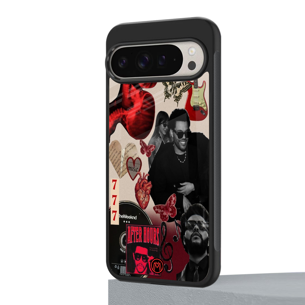 weeknd vibes back phone cover | glass case for google pixel 9 pro