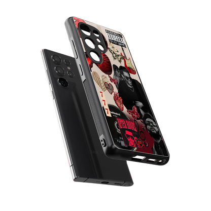 weeknd vibes back phone cover | glass case for samsung galaxy s25 ultra