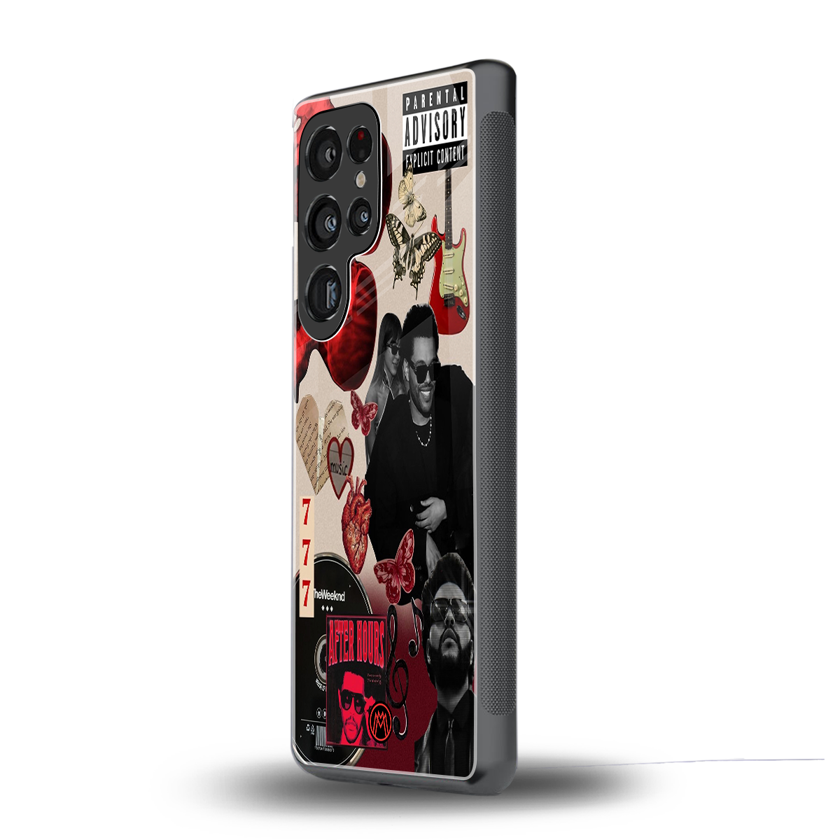 weeknd vibes back phone cover | glass case for samsung galaxy s25 ultra