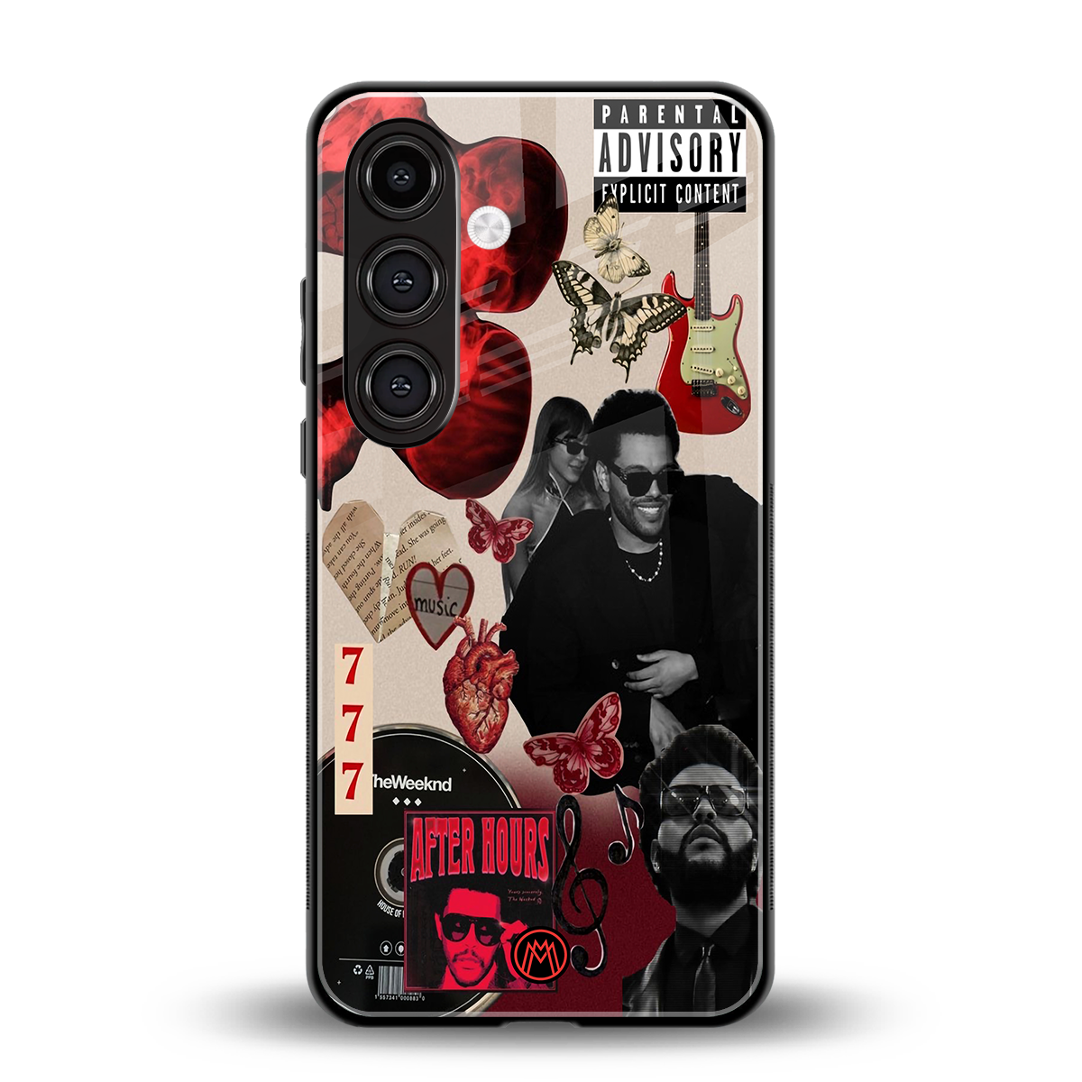 weeknd vibes back phone cover | glass case for samsung galaxy s24 fe