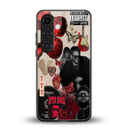 weeknd vibes back phone cover | glass case for samsung galaxy s25