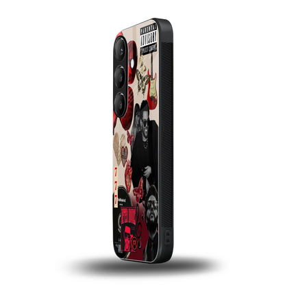 weeknd vibes back phone cover | glass case for samsung galaxy s24 plus