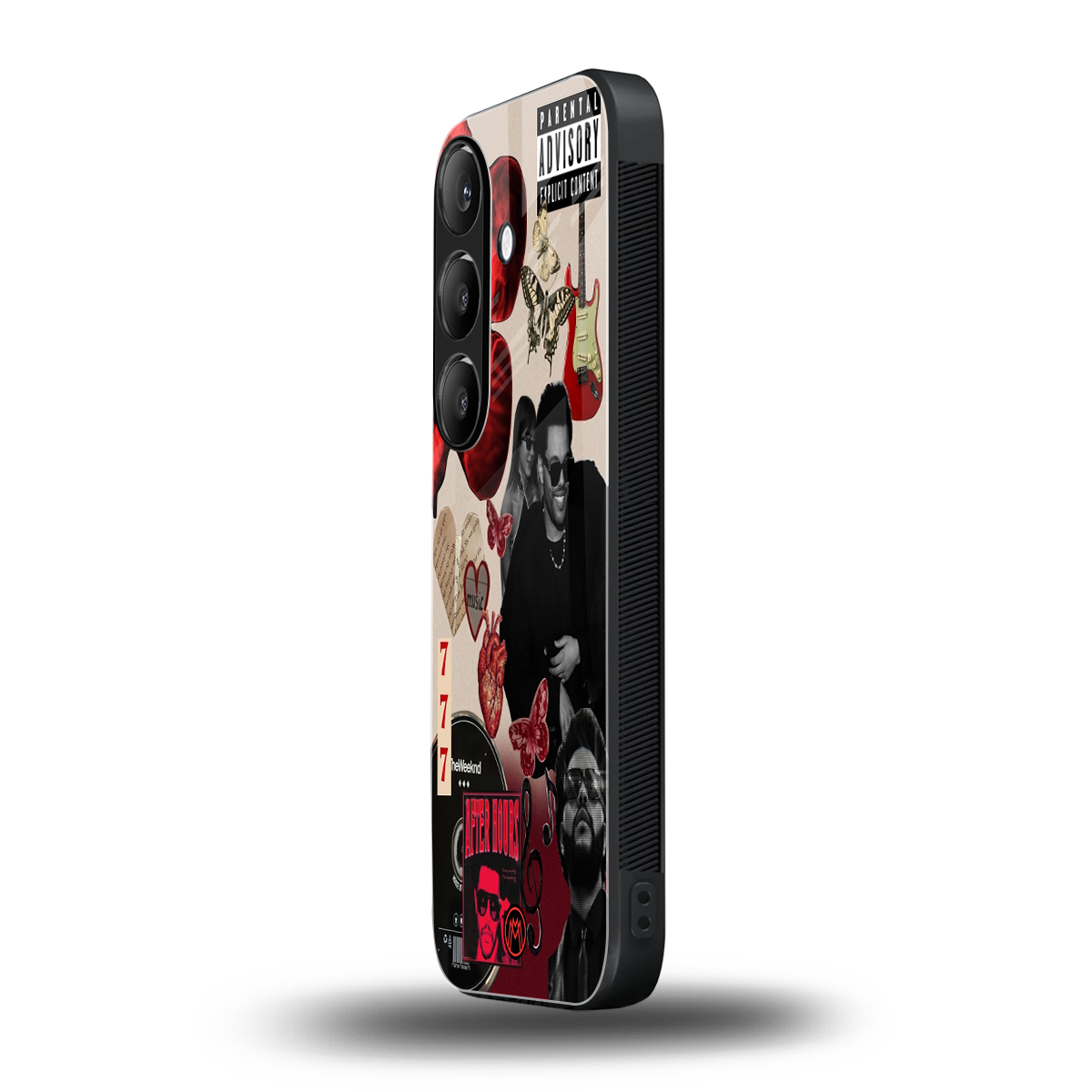 weeknd vibes back phone cover | glass case for samsung galaxy s25 plus