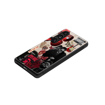 weeknd vibes back phone cover | glass case for samsung galaxy s23