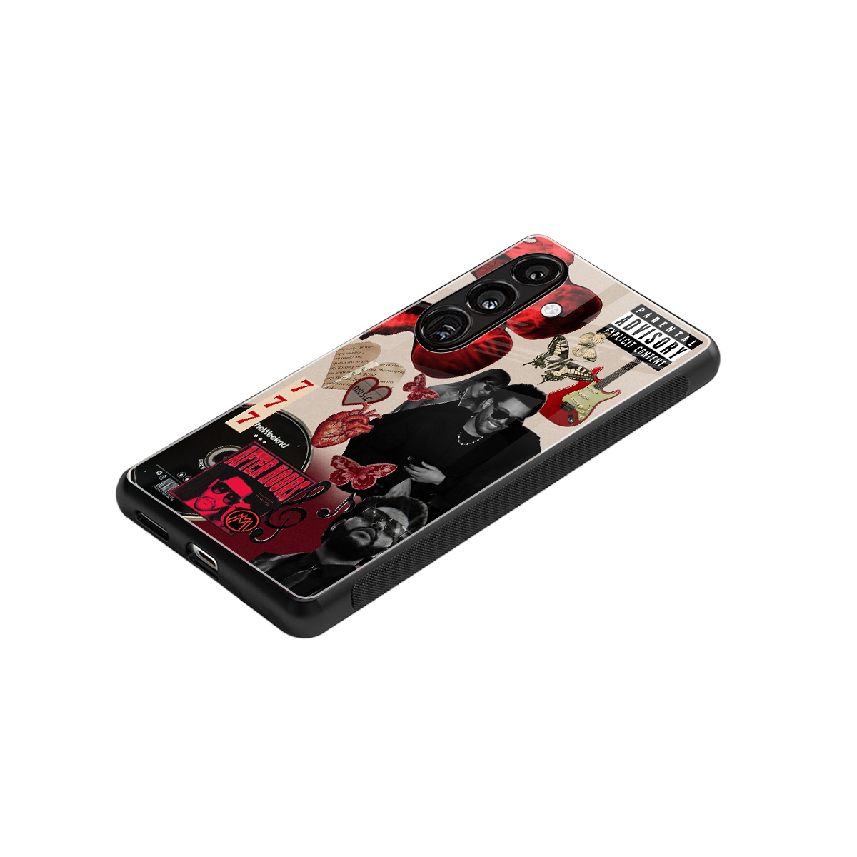 weeknd vibes back phone cover | glass case for samsung galaxy s24 fe