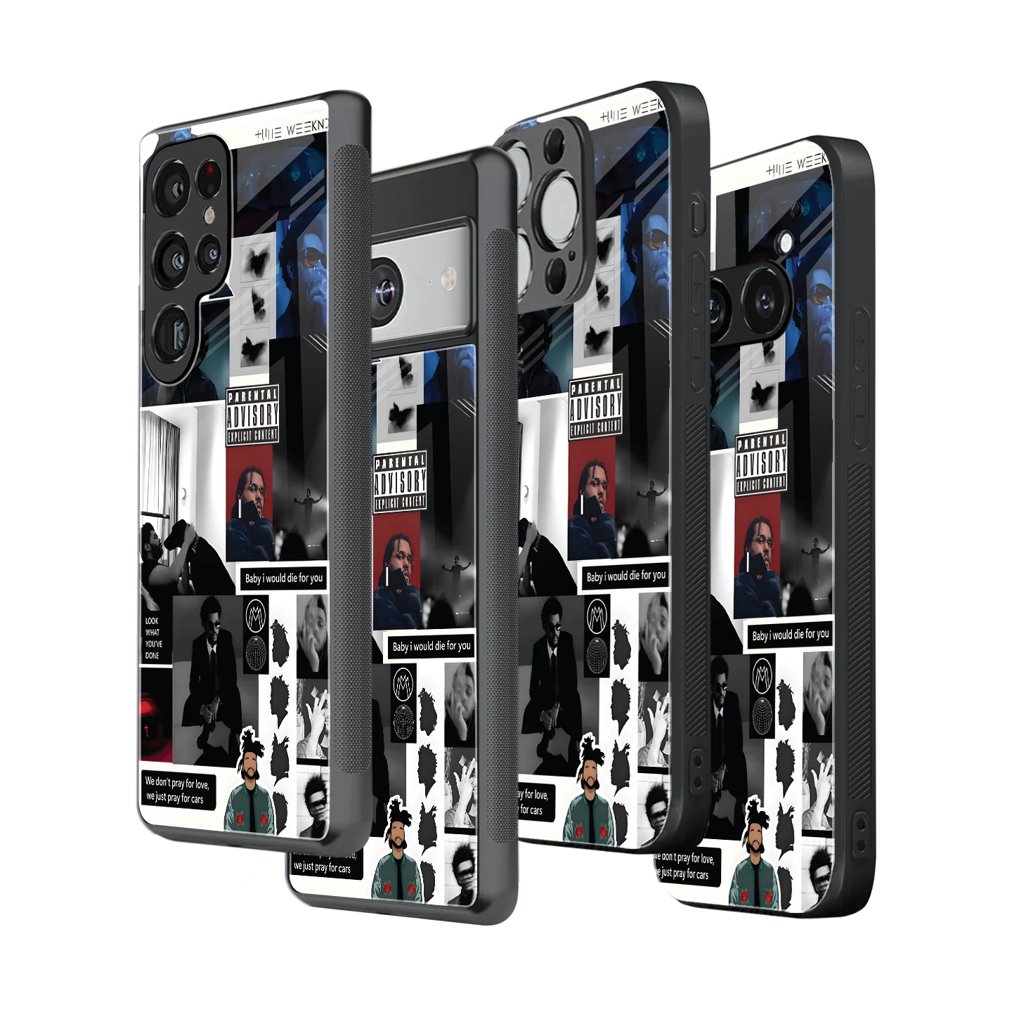 Stylish Glass Back Case for All Smartphones – iPhone, Samsung, OnePlus, Pixel, Redmi, Oppo, Vivo, Motorola