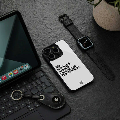 weeknd mood back phone cover | glass case for iphone 13 pro max