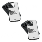 Trendy Glass Back Mobile Case for iPhone, Samsung, Redmi, OnePlus, Google Pixel, Motorola