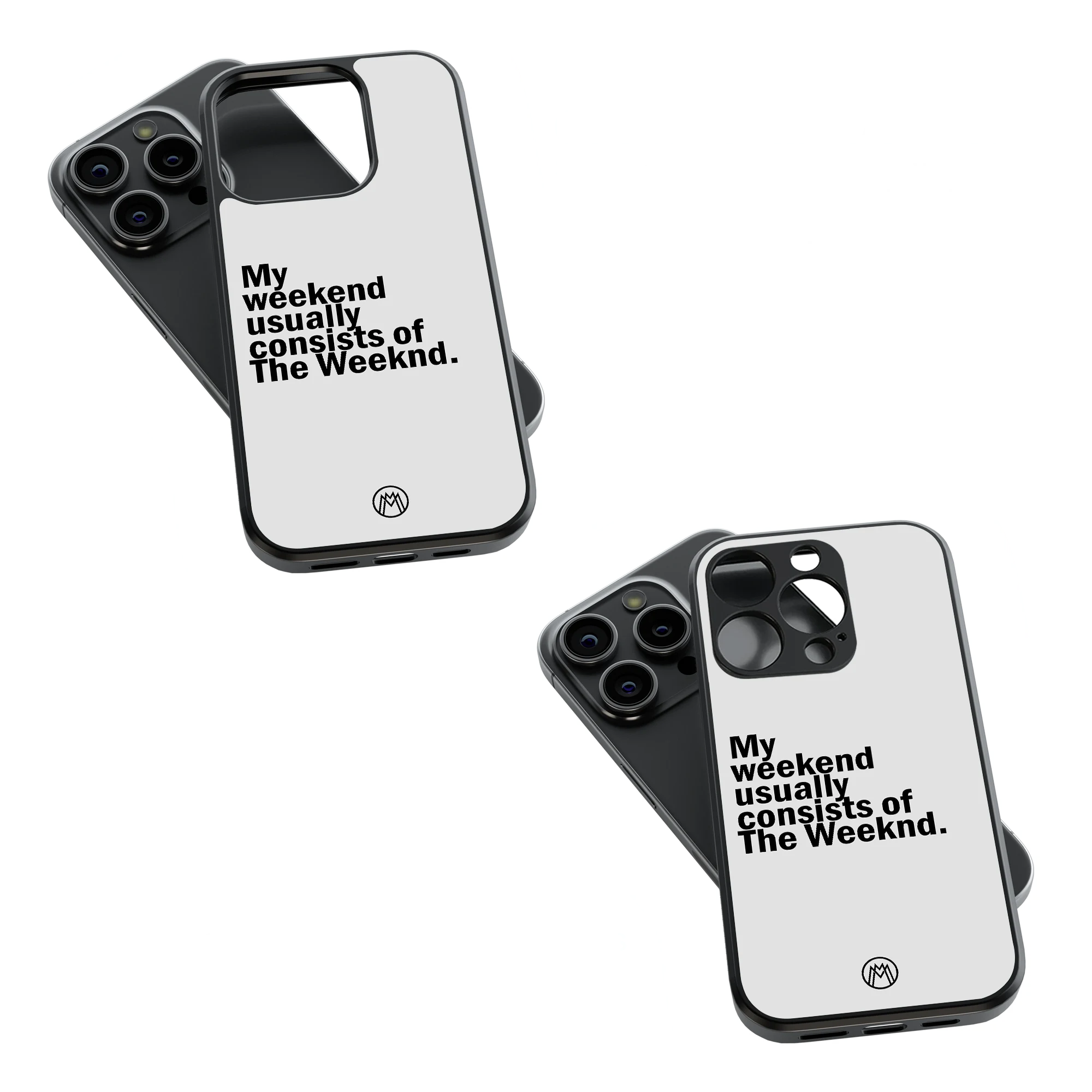 Trendy Glass Back Mobile Case for iPhone, Samsung, Redmi, OnePlus, Google Pixel, Motorola