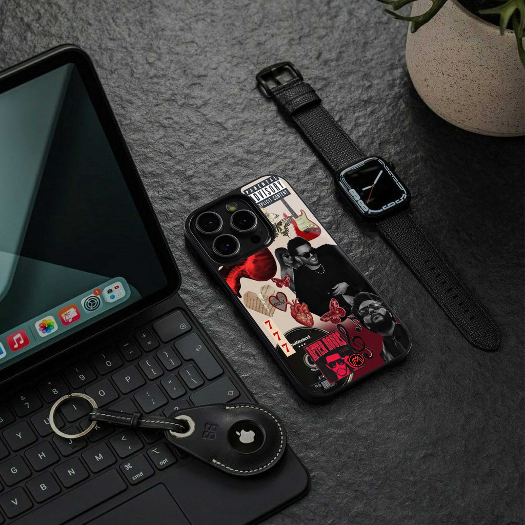 weeknd vibes back phone cover | glass case for samsung galaxy s24