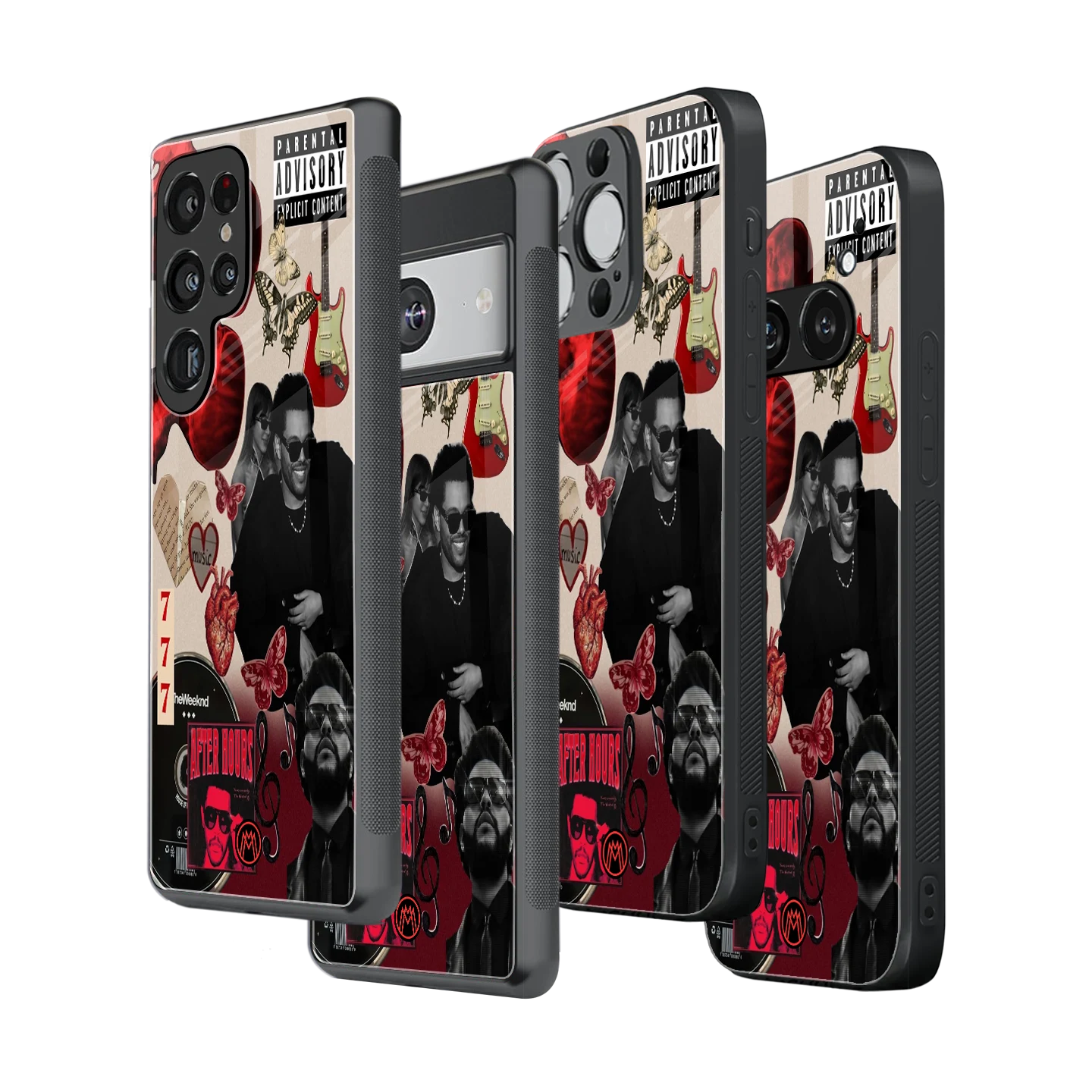 Stylish Glass Back Case for All Smartphones – iPhone, Samsung, OnePlus, Pixel, Redmi, Oppo, Vivo, Motorola