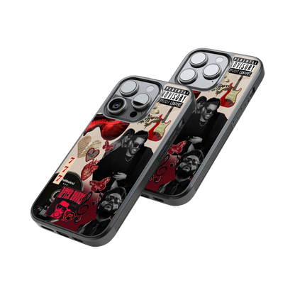 Protective Glass Back Phone Case Compatible with iPhone, Samsung, OnePlus, Pixel & More