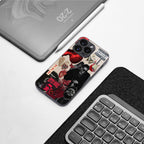 weeknd vibes back phone cover | glass case for iphone 16 pro