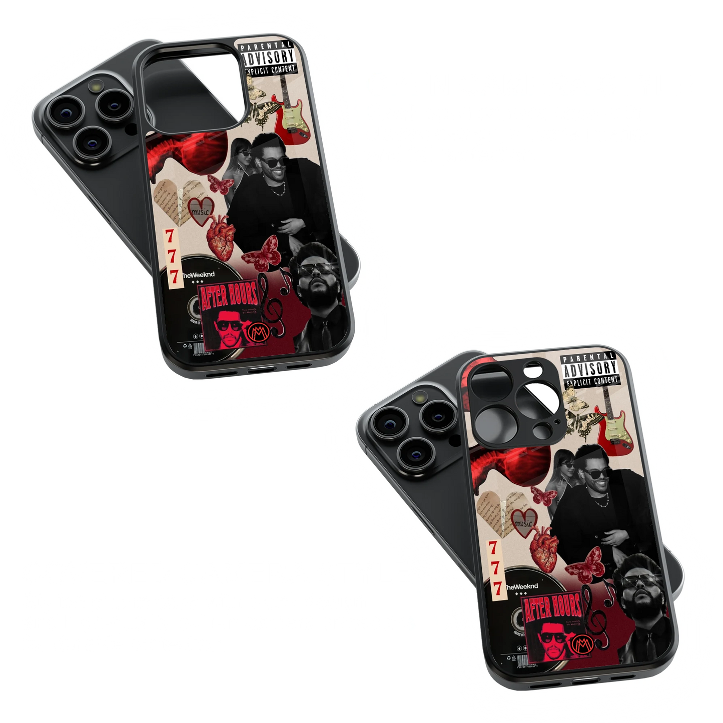 Trendy Glass Back Mobile Case for iPhone, Samsung, Redmi, OnePlus, Google Pixel, Motorola