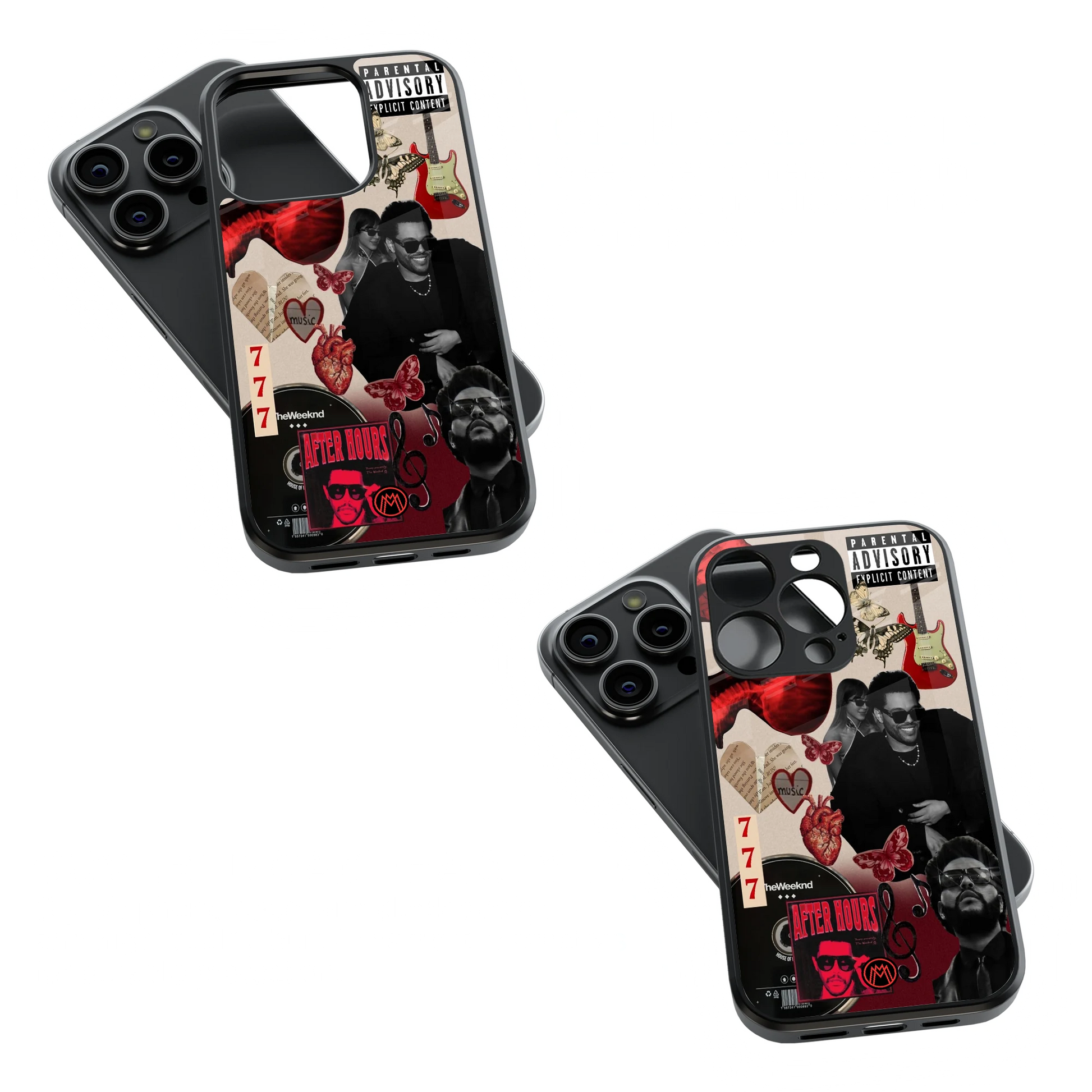 Trendy Glass Back Mobile Case for iPhone, Samsung, Redmi, OnePlus, Google Pixel, Motorola