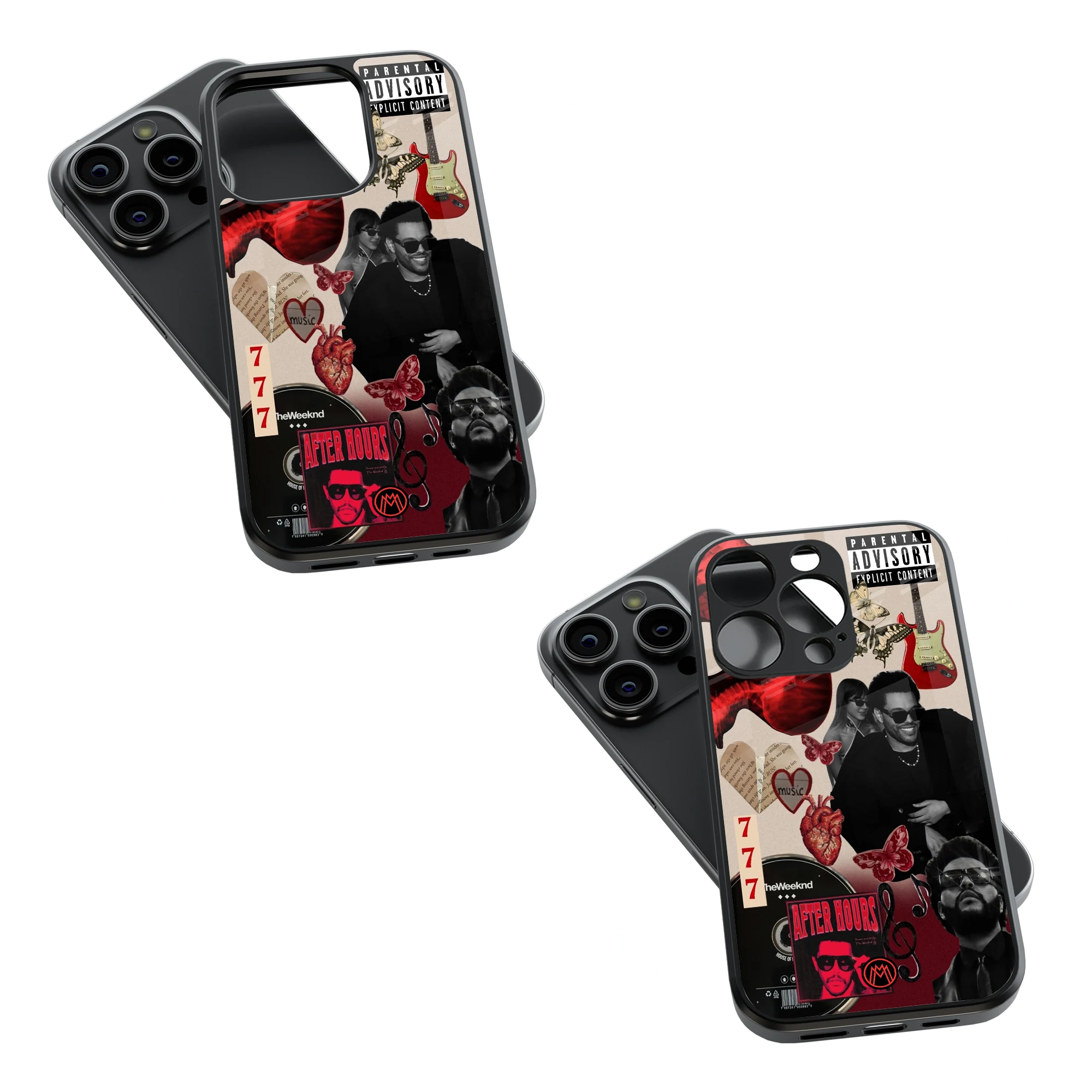 Trendy Glass Back Mobile Case for iPhone, Samsung, Redmi, OnePlus, Google Pixel, Motorola