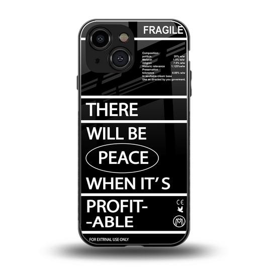 when it's profitable back phone cover | glass case for iphone 13 mini