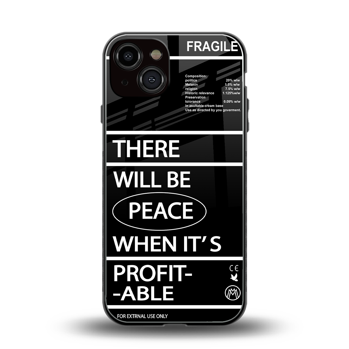 when it's profitable back phone cover | glass case for iphone 13