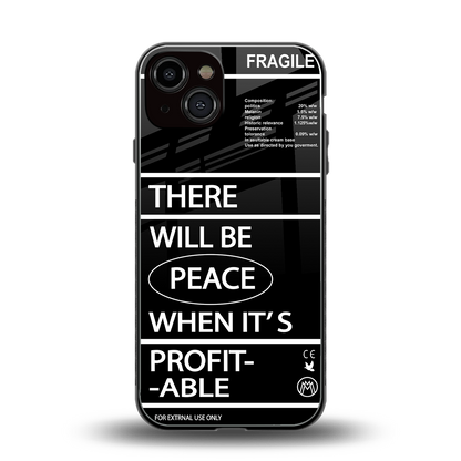 when it's profitable back phone cover | glass case for iphone 13