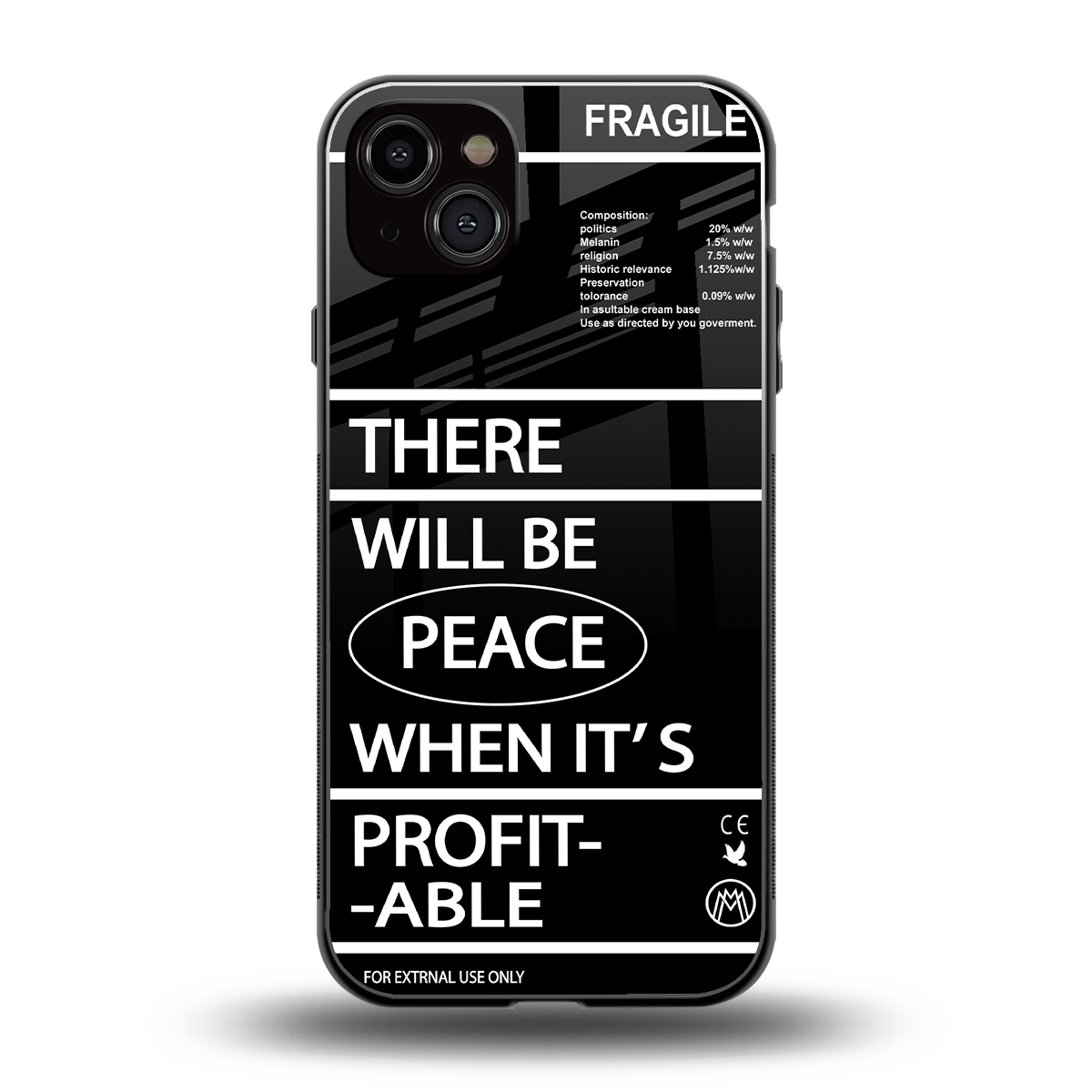 when it's profitable back phone cover | glass case for iphone 15 plus