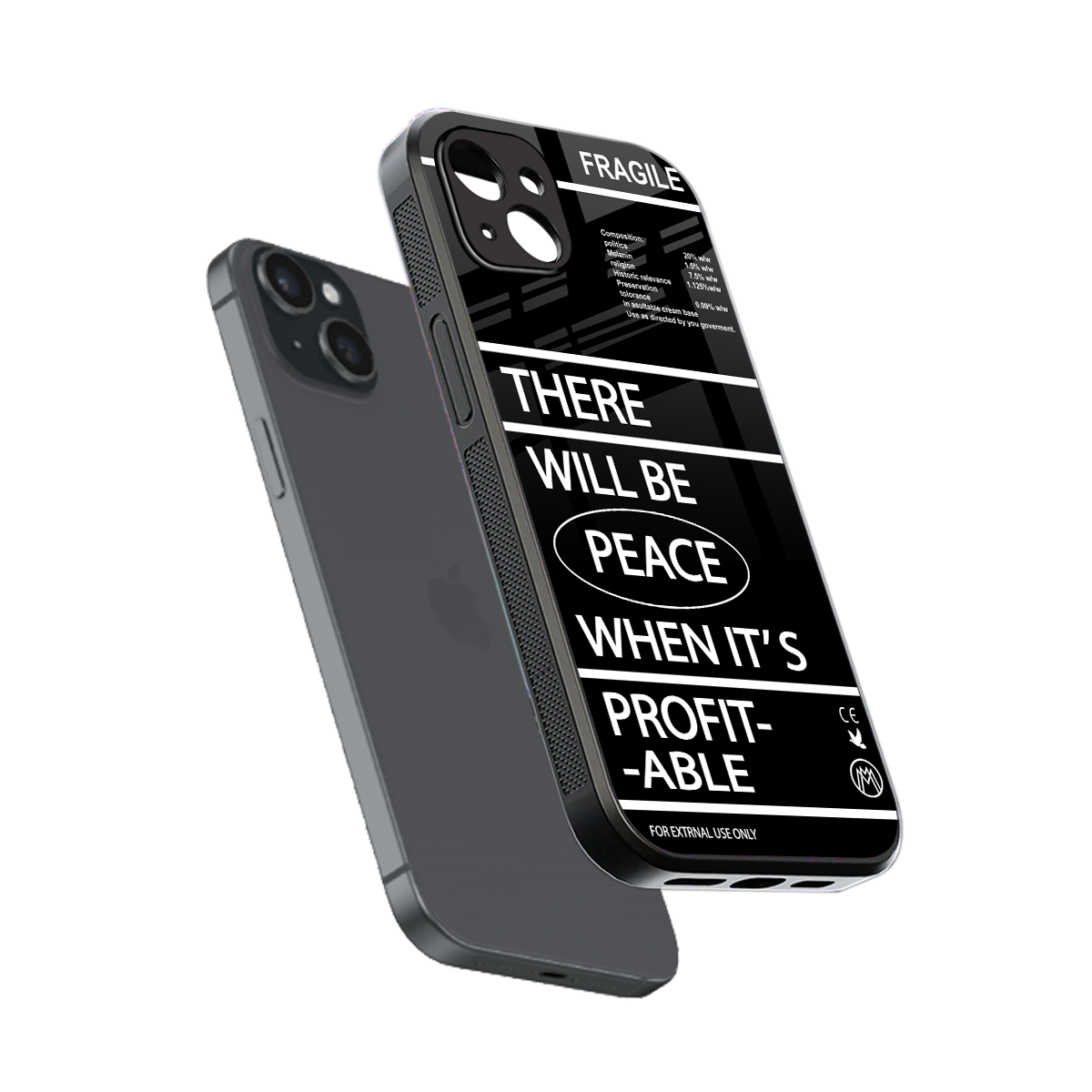 when it's profitable back phone cover | glass case for iphone 15 plus