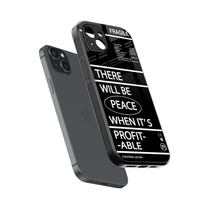 when it's profitable back phone cover | glass case for iphone 15 plus