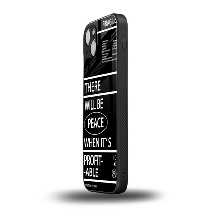 when it's profitable back phone cover | glass case for iphone 15 plus