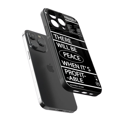 when it's profitable back phone cover | glass case for iphone 15 pro max